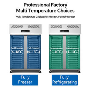 Frigorifero Commerciale a 2 Porte con Certificazione ETL CE, Raffreddamento ad Aria ℃ ~8 ℃   Congelatore in Acciaio Inossidabile per Cucina e Frigorifero - Product Image 6