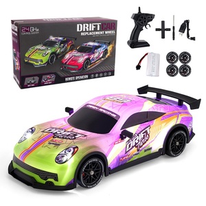 Voiture de course à dérive 4x4 au design cool, voiture RC haute vitesse, télécommande, véhicule sportif 1/16, jouet avec accélérateur et phare contrôlables - Product Image 1