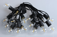 Pour UL 120V E12 Edison G40 Ampoule LED Lampe d'éclairage rétro avec filament IP65 Option d'éclairage moderne et élégant