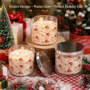AIKUN Custom Packaging Christmas Handmade Scented <b>Candle</b> Festive Decorative <b>Gift</b> Box <b>Set</b> with Soy Wax Glass Cup - Product Image 2