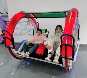 <span class=keywords><strong>Voiture</strong></span> électrique à LED colorée en forme d'avion, véhicule pare-chocs 2 places pour <span class=keywords><strong>location</strong></span> en centre commercial - Product Image 3