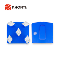 Disques de meulage diamantés Redi-Lock haute dureté OEM pour béton, chaussures de meulage métalliques pour meuleuse à béton