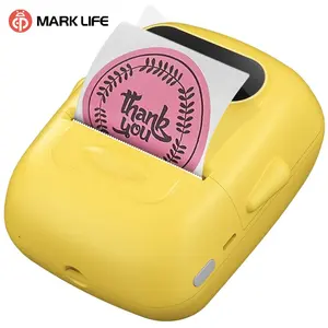 Marklife P50定制谢谢透明防水标签打印机热销智能热敏迷你打印机