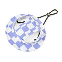 Chapeau de soleil à bord rond pour chien, chapeau de soleil pour chien d'extérieur avec trous d'oreille, sangle de menton réglable, chapeau seau pour chiens