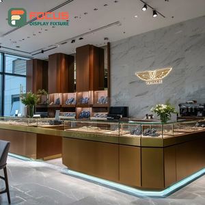 Vitrine de magasin de bijoux personnalisée, surface polie, meuble de présentation pour bijouterie - Product Image 4