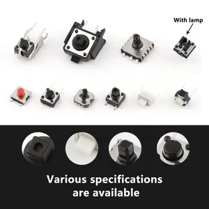 66 Tact Switch Illuminated Smd Tactile Switch Tact Switch 6x6x8 Side 4 Pin 5 Pin Tactile Buttons 12x12mm 4x4mm Side 6*6*4.3 Tact Switch