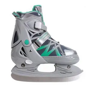 Toptan buz pisti ayarlamak buz kayak ayakkabıları ayarlanabilir boyutu buz pateni ayakkabı
