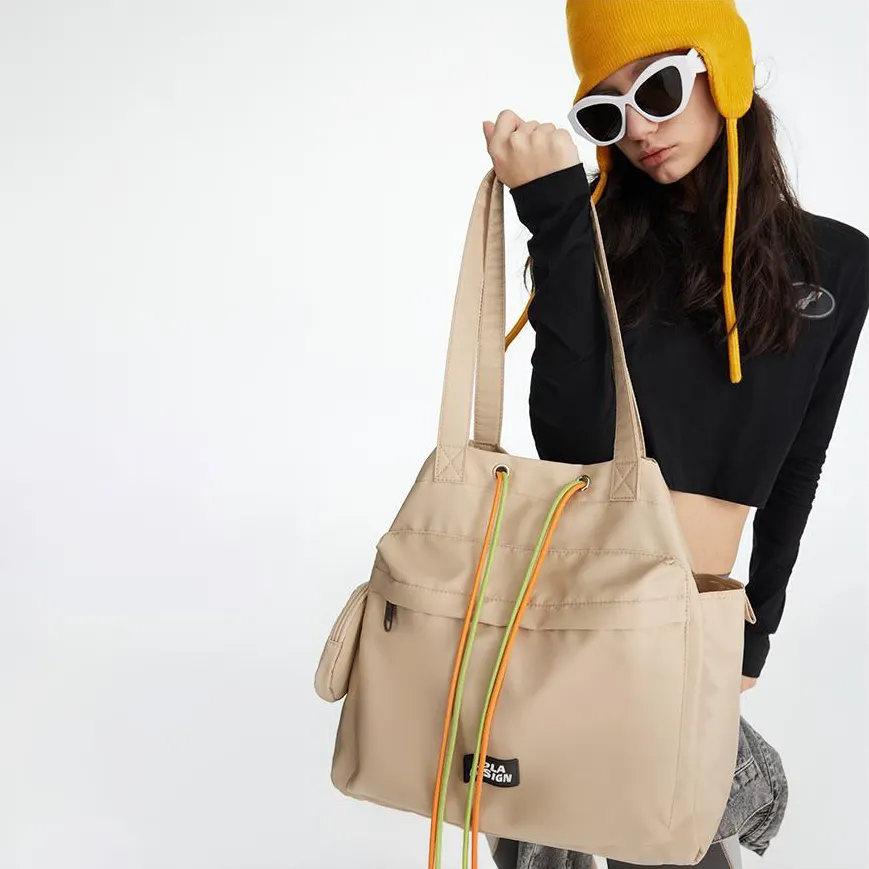 Новейший дизайн, модная сумка-тоут большой емкости, простая Холщовая Сумка-тоут с индивидуальным печатным логотипом для подростков