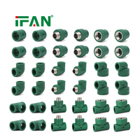 IFAN Prix de Gros Raccords de Plomberie PPR Vert Foncé 20-110mm Remise en Gros Norme DIN 8078 Raccords PPR