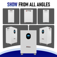 Batería de Litio AMIBA 51.2V 314Ah LiFePO4 16kWh Powerwall para Almacenamiento de Energía en el Hogar, BMS Inteligente, 10 Años de Garantía, Stock en Manila