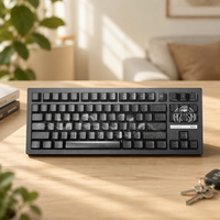 Clavier mécanique Zornher ZH870 Black Mamba 88 touches PBT, rétroéclairage RGB, sans fil tri-mode, hot-swappable, USB-C pour le bureau et le gaming