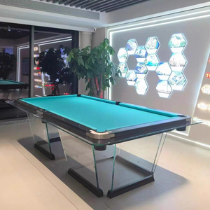 Table de <span class=keywords><strong>billard</strong></span> de luxe en verre, style <span class=keywords><strong>américain</strong></span>, pour 8 boules, 7, 8 ou 9 pieds, avec plateau en ardoise, professionnelle, pour usage intérieur et commercial - Product Image 6