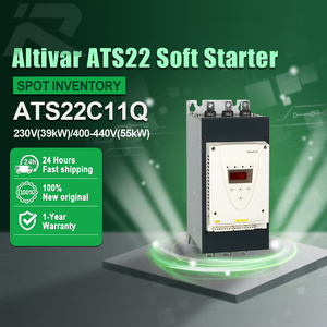 ตัวควบคุมมอเตอร์แบบอะซิงโครนัส ATS22C11Q ของแท้ใหม่ 230-440V 30-55kW 3 เฟส Altistart 22 ซอฟต์สตาร์ทเตอร์สำหรับมอเตอร์แบบอะซิงโครนัส - Product Image 1