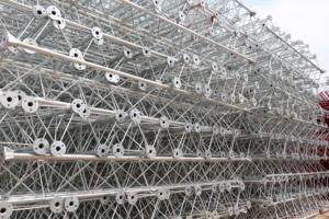 Antenne Gsm Télécom Communication Télécommunication Acier Guy Wire 30m Treillis Triangle Triangulaire Mât Guyé Tour - Product Image 4