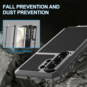Étui de téléphone en aluminium métallique de luxe Doom Armor Heavy Duty 360 Protection complète <span class=keywords><strong>pour</strong></span> Samsung S26 Ultra Housse antichoc - Product Image 3