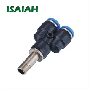 Pneumatic Plug in Y Type Push in Fitting Air Line Durable Tube Plastic Air Fittings Air compressor Accessories
