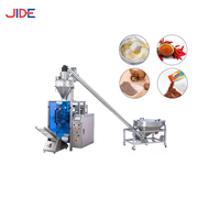 Petite machine verticale automatique de remplissage, d'emballage et de scellage de poudre plastique de qualité alimentaire, haute précision, à trois soudures latérales, pour boissons en feuille/film