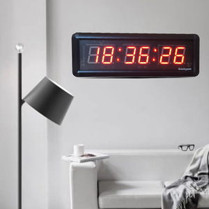 Goakgaan 1.5 \ "kırmızı <span class=keywords><strong>LED</strong></span> dijital Fitness zamanlayıcı Mini ev için spor salonu ekipmanları kulübü ve spor salonu kullanımı için tedarik - Product Image 1