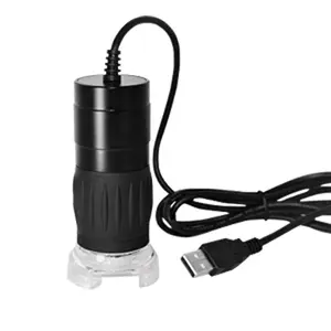 Mikroskop USB portabel genggam perawatan pribadi 2.0MP, mikroskop untuk pemeriksaan kulit dan rambut