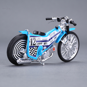 Modellino di Moto Speedway <span class=keywords><strong>Maisto</strong></span> 1/18, Modello in Lega Simulato di Alta Qualità - Product Image 4