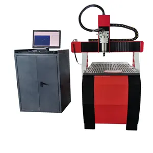 mini CNC router 6090 hobby 4x4 woodworking machine for cutting and carving wood, acrylic, and plastic advertising signs