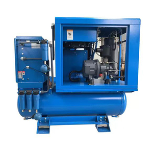 En iyi fiyat 0.7/0.8/1.0/1.3 MPa yağ az vida hava kompresörü ile hava kurutucu ve hava tankı - Product Image 1