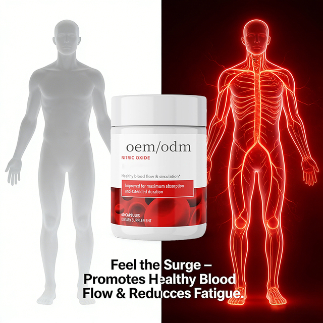 Private Label Manufacturer Nitric Oxide Booster Natural Energy Heart Health Energy Sports Supplement Nitric Oxide Capsules