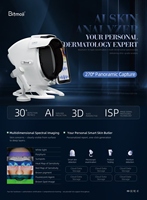 Analyseur de peau intelligent K56 AI, analyseur de peau intelligent avec écran tactile HD, scanner facial, détecteur d'acné, de rides, de pigmentation, de pores et d'hydratation