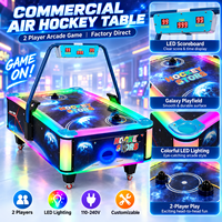 2026 Machine de jeu d'arcade Air Hockey pour 2 joueurs, Défi de vitesse, avec monnayeur métallique