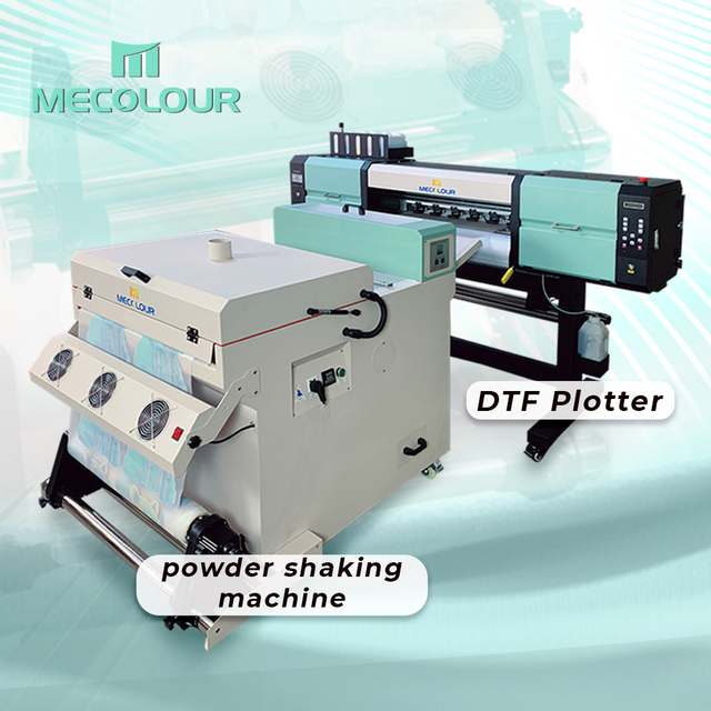Professional Mecolour All in One 60cm Two Heads Dtf Printer for for Any Fabric Tshirt