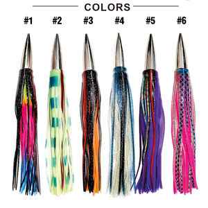 เหยื่อตกปลาแบบลาก หัวกระสุน 13 นิ้ว ความเร็วสูง - น้ำหนักหัว 14 ออนซ์ - เหยื่อตกปลาทูน่าและปลาแมฮี - Product Image 4