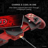 Manette de jeu mobile GameSir X3 Pro Deadpool Edition à effet Hall pour iPhone et Android avec refroidisseur intégré