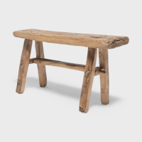 Meja Kopi Kayu Elmwood Utara Desain Wabi Sabi Modern Farmhouse dengan Sambungan Klasik dan Serat Kayu Alami untuk Perabot Ruang Tamu