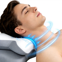 Oreiller cervical orthopédique en mousse à mémoire de forme, sans odeur, antibactérien, soutien du cou pour dormir au lit, soulagement de la douleur
