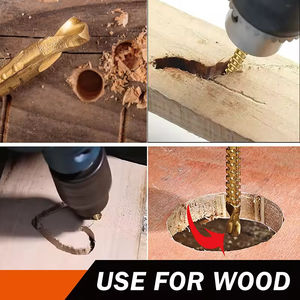 Jeu de forets hélicoïdaux HSS en titane pour le perçage du métal, du bois et du plastique, outils de travail du bois, vente en gros d'usine - Product Image 3