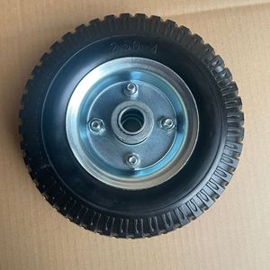 Solid Caster Wheels 8 Inch Polyurethane Foam Tires Wear Resistant <b>For</b> <b>Tool</b> <b>Cart</b> - Product Image 3
