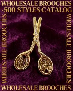 Универсальные маленькие ювелирные украшения из сплава с бриллиантами для мужчин и женщин, стильные аксессуары для парикмахеров в форме заколок-украшений - Product Image 4