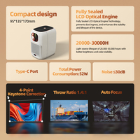 Projecteur LCD Xiaoming V1 Ultra 4K Android OS 700CVIA Home Cinéma