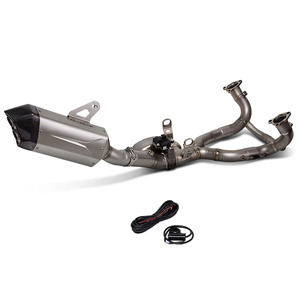 Sistema de escape completo para motocicleta R1300GS 1300GS, tubo de conexión delantero de titanio con control - Product Image 3