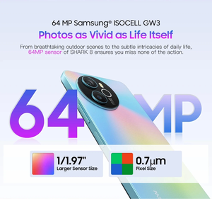 Blackview สมาร์ทโฟน SHARK8มือถือ8 + 256GB, แอนดรอยด์13 1080x2460 OCTA-core 4G LTE - Product Image 4
