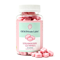 Gommes multivitaminées pour adultes avec biotine 5000 mcg, vitamines C, D, E, B6, B12 pour la croissance des cheveux, la santé des ongles et de la peau - Marque privée OEM