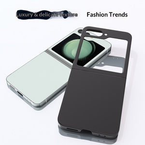 Funda Protectora Rígida para Teléfono Z Flip7/6/5/4, Color Azul <span class=keywords><strong>Klein</strong></span>, Sensación de Piel, Protección Contra Impactos - Product Image 2