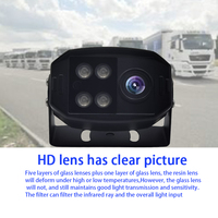 Kit de surveillance mobile AHD pour véhicule et camion Firecore HX-9005, 4 caméras 720p 1080p, MDVR 4 canaux, carte SD, caméra de recul, ADAS, écran 7,0 pouces