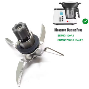 5/7/12 dents <span class=keywords><strong>Monsieur</strong></span> <span class=keywords><strong>Cuisine</strong></span> édition MCC Machine de cuisson mélangeur de nourriture mélangeur acier couteau lame mélangeur accessoires pièces de rechange - Product Image 2