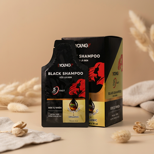 Shampoo colorant capillaire professionnel pour couvrir les cheveux gris - Product Image 1