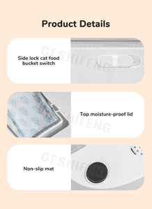 En Çok Satan 3L Otomatik Evcil Hayvan Besleyici Toptan Köpek Kedi Mama Dağıtıcısı Wifi Uygulamalı Akıllı Kamera Çevre Dostu Plastik Malzeme - Product Image 6