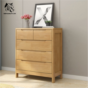 Proveedor chino, precio económico, personalizado, en stock, listo para enviar, nuevo diseño, cómoda con cajones, muebles de dormitorio, gabinete con cajones de madera. - Product Image 2