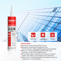 Meilleur 966 Super Glue Facile à utiliser Scellant en silicone solide Liquide blanc étanche pour la construction et le joint pour l'extérieur