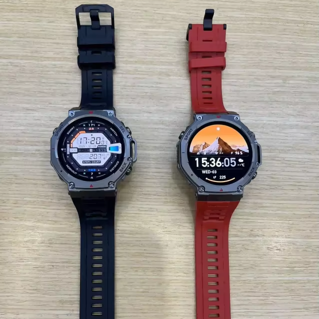DM58 Customizable Android Smart Watch 1.43" AMOLED HD Display Silicone Band 178 Modes GPS Positioning Answer Call Swimming