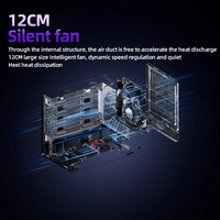 Nouveau serveur NAS OEM 4 baies AMD Ryzen 7 5825U Mini PC DDR4 compatible Docker, Plex, Unraid et Proxmox, double 2.5GbE